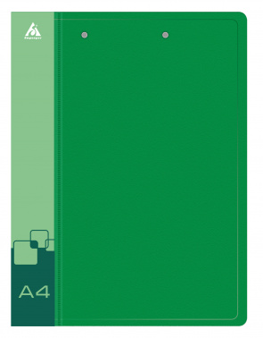 Папка метал.зажим/верх.приж Бюрократ -PZ07D+C A4 пластик 0.7мм торц.карм с бум. встав ассорти