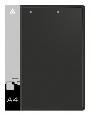 Папка метал.зажим/верх.приж Бюрократ -PZ07D+C A4 пластик 0.7мм торц.карм с бум. встав ассорти