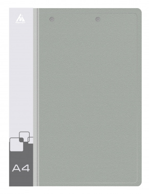 Папка метал.зажим/верх.приж Бюрократ -PZ07D+C A4 пластик 0.7мм торц.карм с бум. встав ассорти