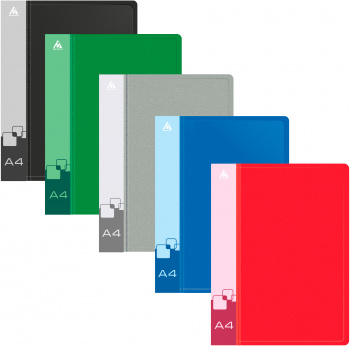 Папка метал.пруж.скоросш. Бюрократ -PZ07P A4 пластик 0.7мм внут.и торц.карм ассорти