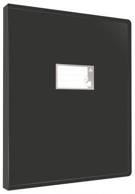 Папка с 20 прозр.вклад. Бюрократ -BPV20A3BLACK A3 пластик 0.8мм черный