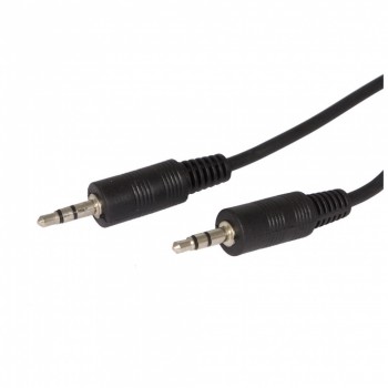 Кабель Buro BAAC002-0.5 3.5мм Jack (m-m) стерео 0.5м черный