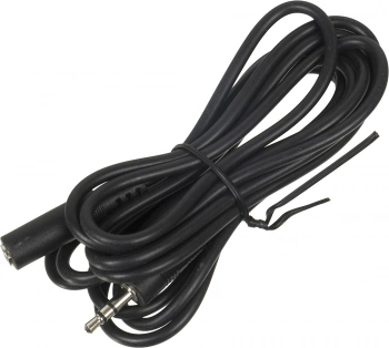 Кабель-удлинитель аудио Buro Jack 3.5 (m)/Jack 3.5 (f) 2м. черный (BAAC003-2)