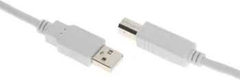 Кабель Buro USB A(m) USB B(m) 1.8м (USB2.0-AM/BM-1.8M-MG) феррит.кольца серый