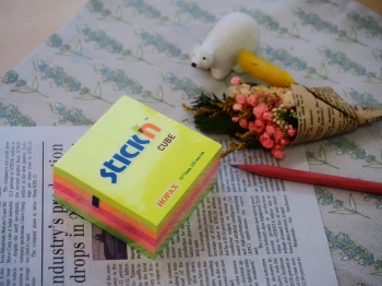 Блок самоклеящийся бумажный Stick`n 21012 76x76мм 400лист. 70г/м2 неон 5цв.в упак.