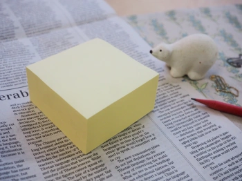 Блок самоклеящийся бумажный Stick`n 21072 76x76мм 400лист. 70г/м2 пастель желтый