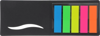 Закладки самокл. индексы пластиковые Stick`n 21076 12x45мм 5цв.в упак. 25лист в обложке европодвес