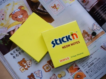 Блок самоклеящийся бумажный Stick`n 21133 76x76мм 100лист. 70г/м2 неон желтый