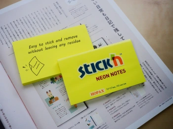 Блок самоклеящийся бумажный Stick`n 21135 76x127мм 100лист. 70г/м2 неон желтый