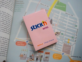 Блок самоклеящийся бумажный Stick`n 21145 51x76мм 100лист. 70г/м2 пастель розовый