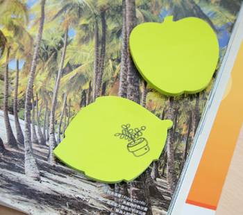 Блок самоклеящийся бумажный Stick`n 21180 70x70мм 50лист. 70г/м2 неон зеленый вырубной 