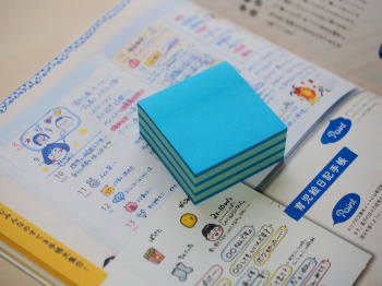 Блок самоклеящийся бумажный Stick`n 21337 51x51мм 250лист. 70г/м2 неон+пастель голубой 2цв.в упак.