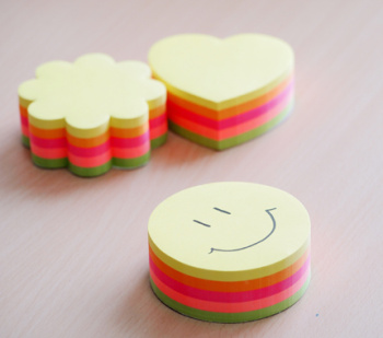 Блок самоклеящийся бумажный Stick`n 21356 64x67мм 250лист. 70г/м2 неон 5цв.в упак. вырубной 