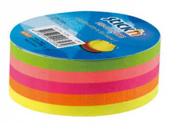 Блок самоклеящийся бумажный Stick`n 21358 67x67мм 250лист. 70г/м2 неон 5цв.в упак. вырубной 