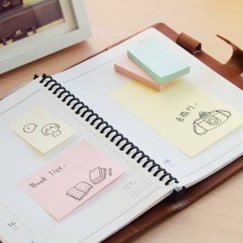 Блок самоклеящийся бумажный Stick`n 21392 76x101мм 100лист. 70г/м2 пастель оранжевый