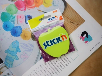 Блок самоклеящийся бумажный Stick`n 21449 70x70мм 50лист. 70г/м2 неон зеленый вырубной 