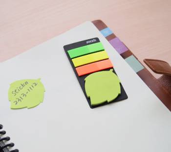 Блок самоклеящийся бумажный Stick`n 21476 44x44мм 20лист. 70г/м2 неон зеленый вырубной 