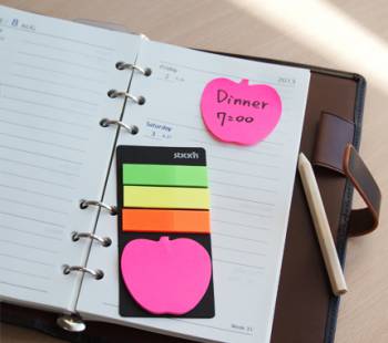 Блок самоклеящийся бумажный Stick`n 21476 44x44мм 20лист. 70г/м2 неон зеленый вырубной 