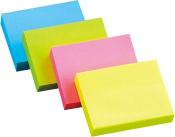 Блок самоклеящийся бумажный Stick`n 21532 38x51мм 100лист. 70г/м2 неон ассорти слюда