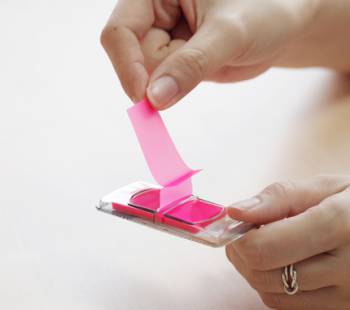 Закладки самокл. индексы пластиковые Stick`n 26014 25x45мм 1цв.в упак. 50лист фиолетовый Z-сложения блистер