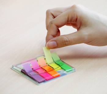 Закладки самокл. индексы пластиковые Stick`n 26017 12x45мм 4цв.в упак. 40лист Z-сложения блистер