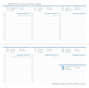 Еженедельник Letts LEXICON (PU)