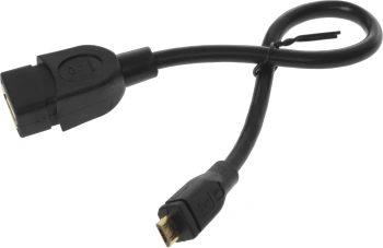 Кабель Hama 00078426 USB (f)-micro USB (m) 0.15м черный блистер