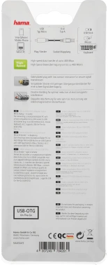Кабель Hama 00078426 USB (f)-micro USB (m) 0.15м черный блистер