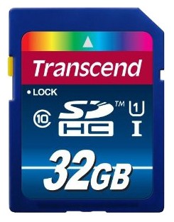 Флеш карта SDHC 32GB Transcend  TS32GSDU1