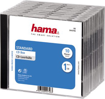 Коробка Hama на 1CD/DVD H-44746 Jewel Case