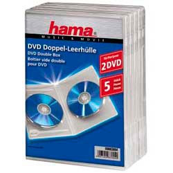 Коробка Hama на 2CD/DVD H-83894 Jewel Case