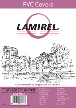 Обложки для переплёта Fellowes A4 200мкм прозрачный (100шт) Lamirel