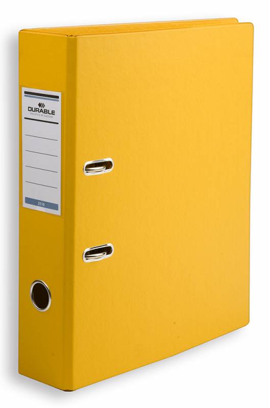 Папка-регистратор Durable 3110-04 A4 70мм ПВХ желтый