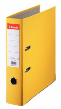 Папка-регистратор Esselte Economy 10782P A4 75мм ПВХ/бумага желтый