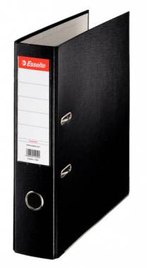 Папка-регистратор Esselte Economy 11257P A4 75мм ПВХ/бумага черный