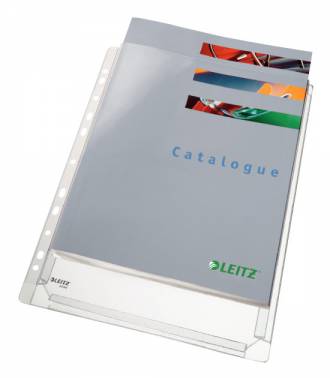 Папка-карман Leitz Premium 47561003 прозрачный матовые А4 170мкм (упак.:10шт)