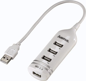 Разветвитель USB 2.0 Hama Round1:4