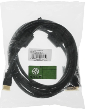 Кабель Ningbo DVI-D (m) HDMI (m) 3м феррит.кольца