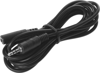 Кабель аудио Ningbo Jack 3.5 (m)/Jack 3.5 (f) 2м. черный (JAAC003-2)