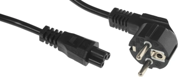 Кабель Ningbo IEC C5 (3-pin) Евровилка 1.8м (NCABLE) черный