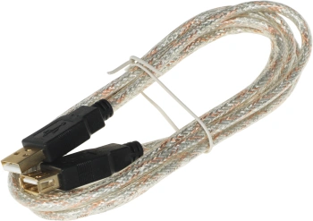 Кабель-удлинитель Ningbo USB A(m) USB A(f) 1.8м прозрачный