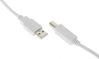 Кабель Ningbo USB A(m) USB B(m) 5м феррит.кольца серый