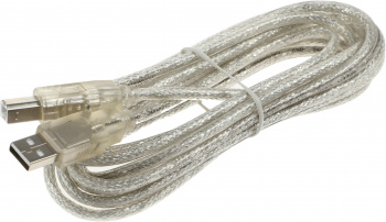 Кабель Ningbo USB A(m) USB B(m) 3м серебристый