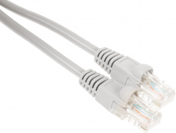 Патч-корд UTP cat.5E molded 1.5м серый RJ-45 (m)-RJ-45 (m)