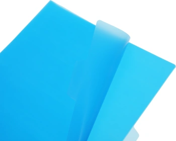 Папка-уголок Бюрократ -E356 3 уровн. A4 пластик 0.15мм ассорти