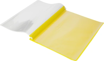 Папка-скоросшиватель Бюрократ -PS10YEL A4 10 вкладышей боков.перф. пластик желтый 0.12/0.16