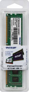 Память DDR3 4Gb 1333MHz Patriot  PSD34G133381