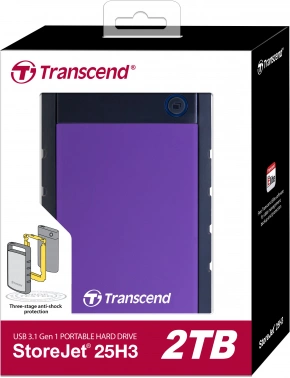 Жесткий диск Transcend USB3.0 2TB TS2TSJ25H3P
