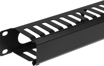 Кабельный органайзер горизонтальный Lanmaster TWT-ORG/CV24-1U односторонний пальцы 1U шир.:19