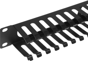 Кабельный органайзер горизонтальный Lanmaster TWT-ORG/CV24-1U односторонний пальцы 1U шир.:19